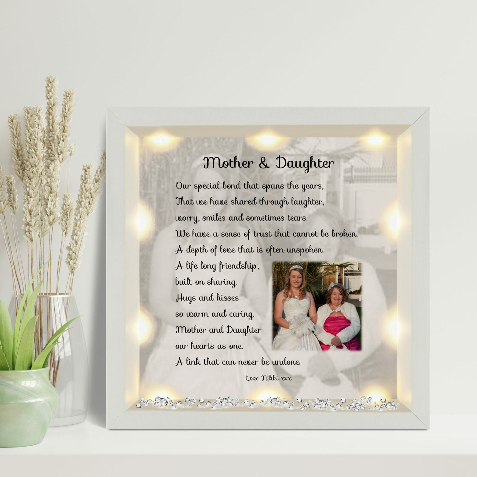 Mum and sales daughter photo frame