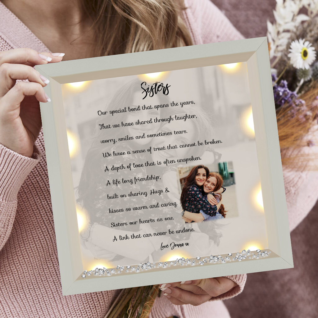 Sisters Personalised Photo Frame
