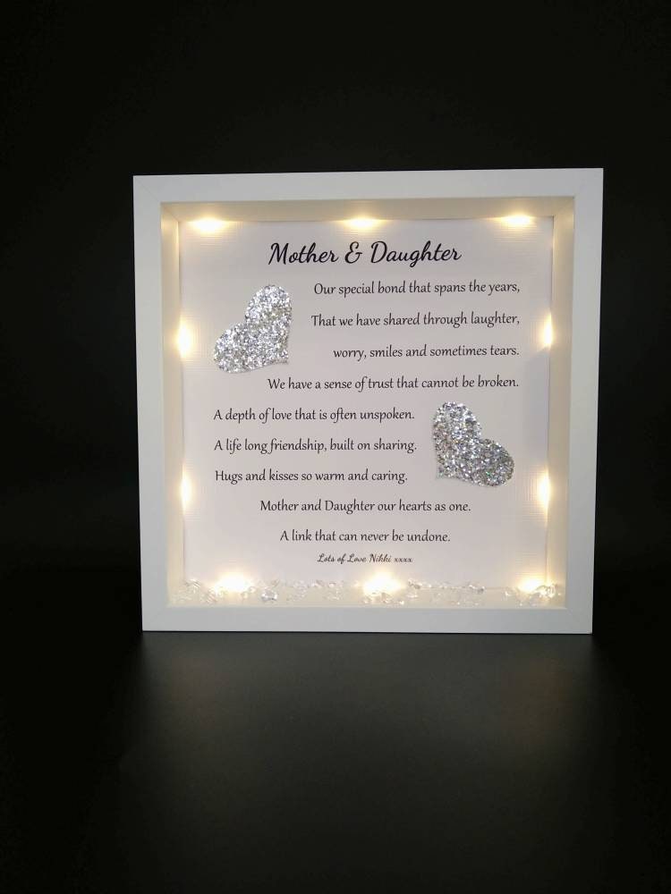 Mum and daughter shop photo frame