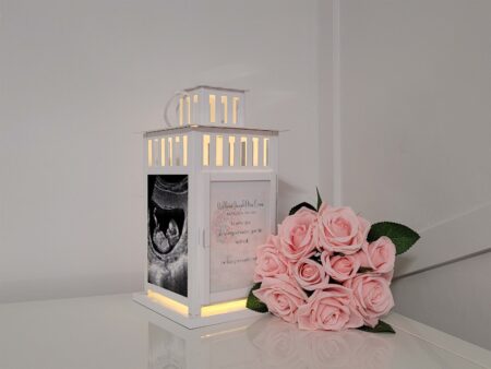 Baby Memorial Photo Lantern, Baby loss, Remembrance Lantern, memorial gift, miscarriage gift, Memorial candle, in Loving Memory, light gift