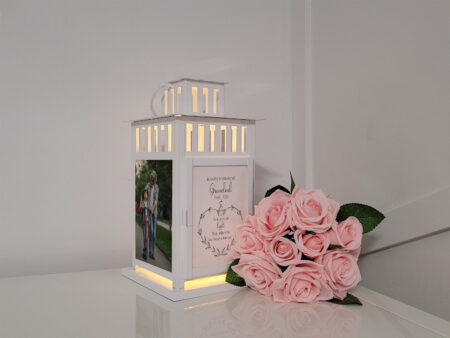 Memorial gift, memory Photo Lantern, Remembrance Lantern, memorial gift, Bereavement gift, in Loving Memory keepsake, memorial candle