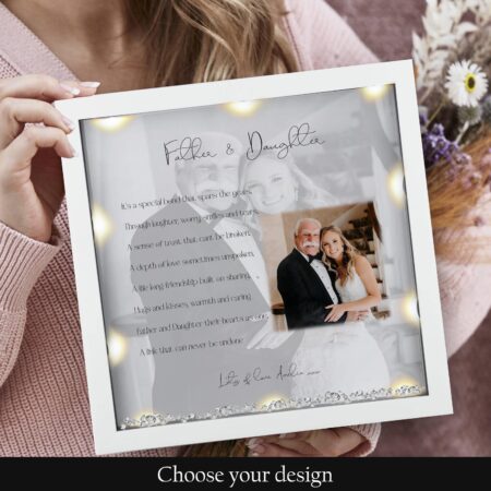 Personalised Father & Daughter photo gift, Gifts for Dad photo gift, Dad birthday, Personalised gifts, Gifts for him, Dad Christmas gift