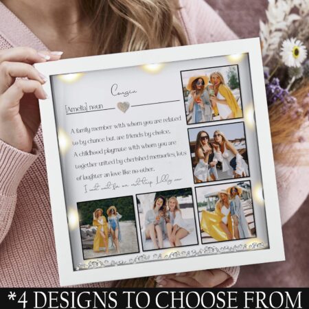 Cousins personalised photo frame | Cousins Christmas gift | Cousin birthday gift | Christmas gift | Cousin photo frame | Gifts for her