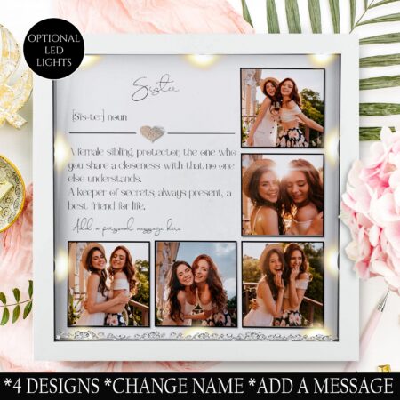 Sisters Definition photo frame Sisters Christmas gift Sisters birthday gift Sisters photo frame Gifts for her Personalised sister print