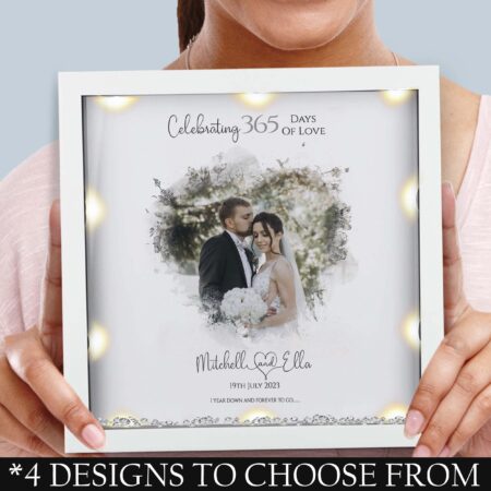 1st Wedding anniversary Gift 1st year anniversary gift paper wedding anniversary gift Wedding Gift Anniversary milestone gift 365 days gift
