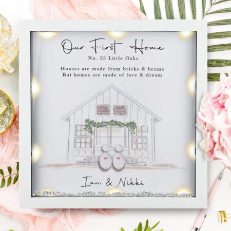 Personalised New Home First home gift. New home frame. First home frame. Moving home gift. Couples Photo frame. gifts for Her
