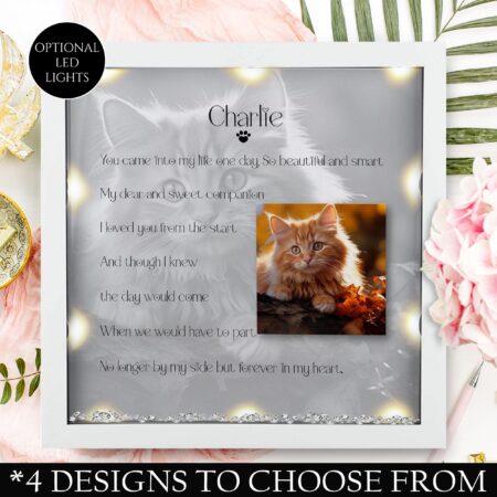 Pet Memorial frame. Cat memorial photo frame, cat memorial gift, pet loss gift, Cat Bereavement, Loved One pet gift, in Loving Memory pet