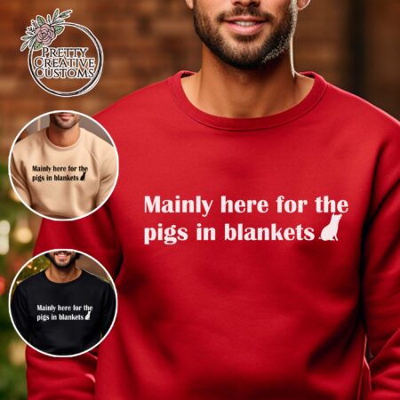 Funny Christmas Jumper Pigs in Blankets, Funny Bah Humbug Christmas Sweatshirt,  Christmas Jumper, Christmas Definition jumper