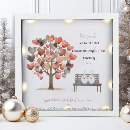 Best Friend gifts, personalised Pebble Picture, Best friend birthday Gift for her, Soul Sister Gifts for Best friend, Gift for Bestie