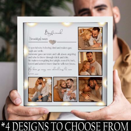 Boyfriend personalised photo frame | Boyfriend Christmas gift | Boyfriend birthday gift | gift from girlfriend | partner gift | Gift for him